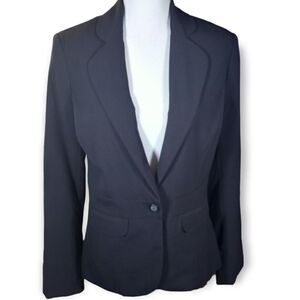 TEX BY MAX AZARIA BLACK BLAZER SZ.6 EUC
